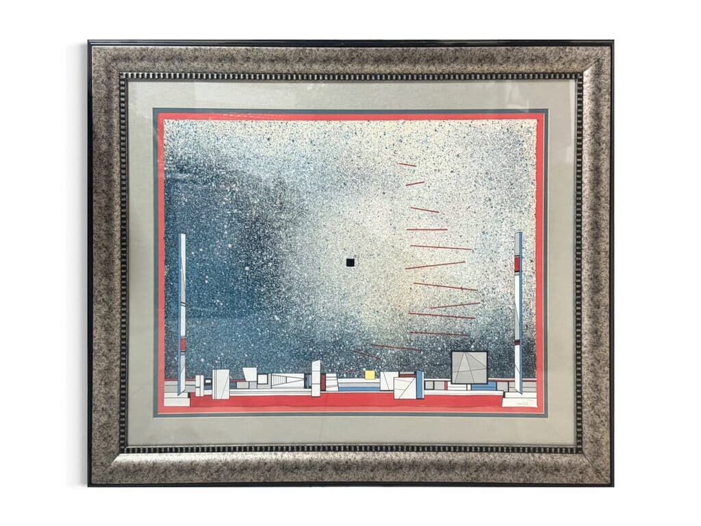 Aterrizaje de Gunther Gerzso - Silkscreen, 1978
