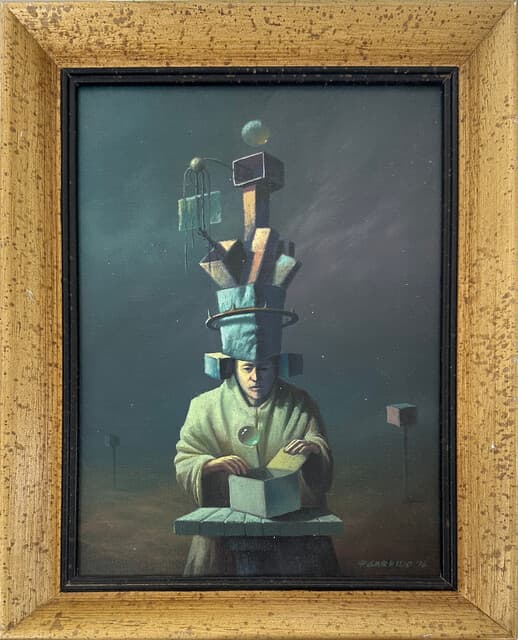 Mago con Caja de Fernando Garrido