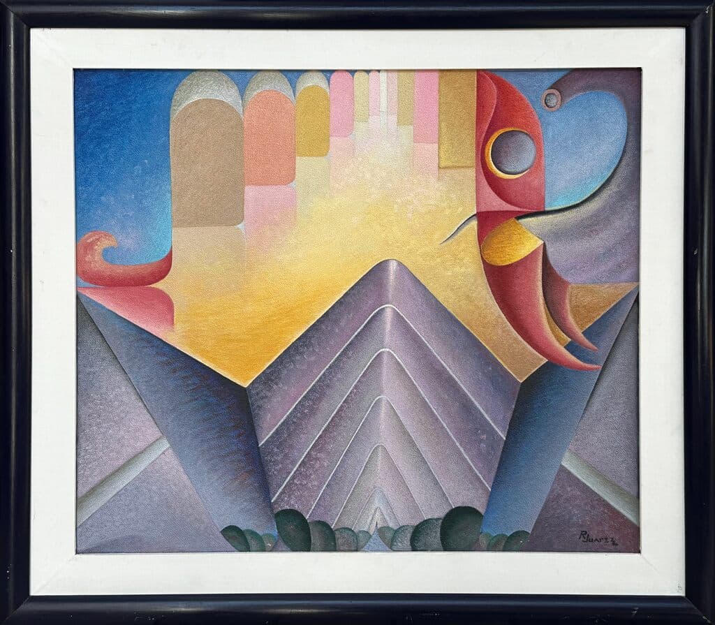 Sin título de R. Juárez - Oil on canvas, 1970s