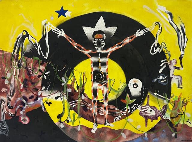 Hombre Vitruvio de Roberto Pulido