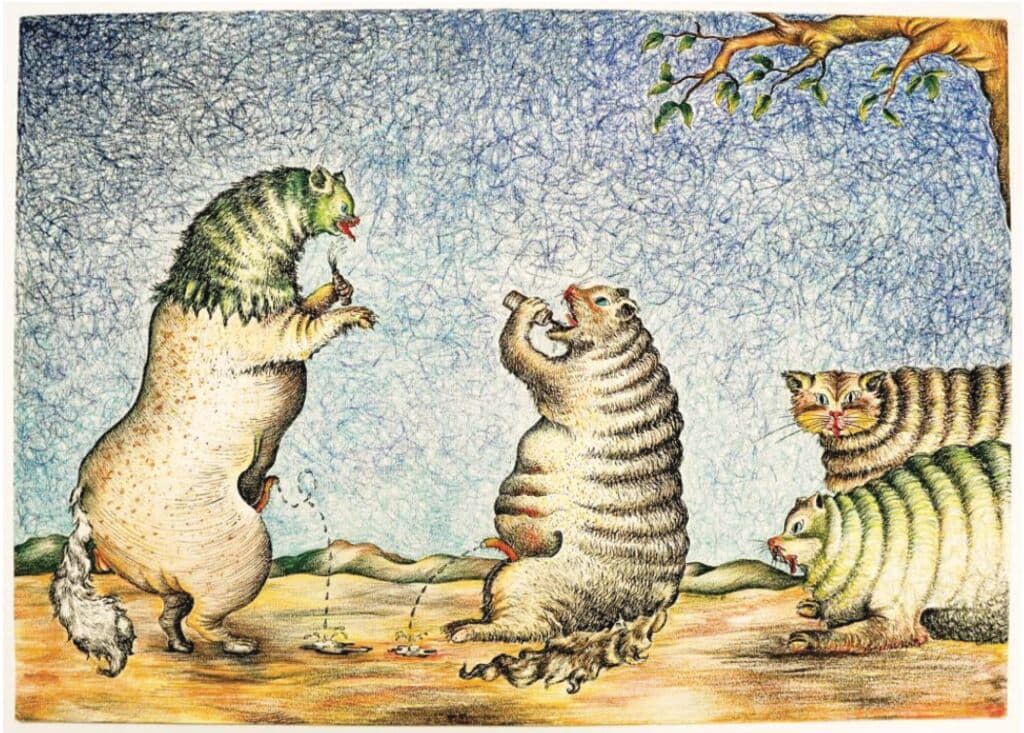 Sin título de Tomás Pineda Matus - Prismacolor on paper, 2000s