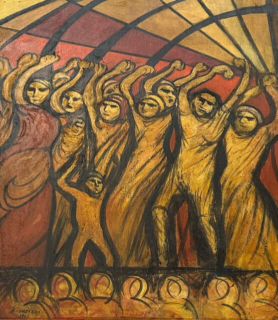 Marcha de la Humanidad a la Democracia de David Alfaro Siqueiros